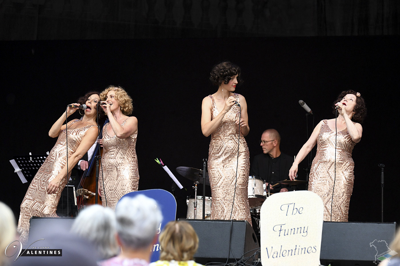 The Funny Valentines on stage The Funny Valentines